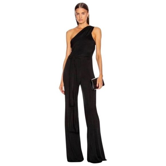 Alexis Parson Black Wide Leg Jumpsuit XS - Picture 1 of 11